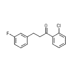 CAS#: 898767-32-3, 1-(2-Chlorophenyl)-3-(3-fluorophenyl)-1-propanone