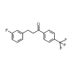 CAS#: 898767-44-7, 3-(3-Fluorophenyl)-1-[4-(trifluoromethyl)phenyl]-1-propanone