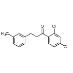 CAS 登录号：898768-04-2， 1-(2,4-二氯苯基)-3-(3-甲基苯基)-1-丙酮