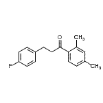 CAS 登录号：898768-28-0， 1-(2,4-二甲基苯基)-3-(4-氟苯基)-1-丙酮