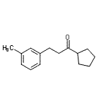 CAS 登录号：898768-36-0， 1-环戊基-3-(3-甲基苯基)-1-丙酮