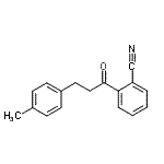 CAS 登录号：898768-53-1， 2-[3-(4-甲基苯基)丙酰]苯甲腈