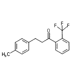CAS 登录号：898768-99-5， 3-(4-甲基苯基)-1-[2-(三氟甲基)苯基]-1-丙酮