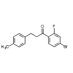 CAS#: 898769-07-8, 1-(4-Bromo-2-fluorophenyl)-3-(4-methylphenyl)-1-propanone
