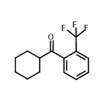 CAS#: 898769-30-7, Cyclohexyl[2-(trifluoromethyl)phenyl]methanone