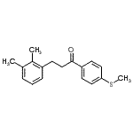 CAS 登录号：898769-32-9， 3-(2,3-二甲基苯基)-1-[4-(甲硫基)苯基]-1-丙酮
