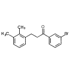 CAS 登录号：898769-35-2， 1-(3-溴苯基)-3-(2,3-二甲基苯基)-1-丙酮