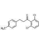 CAS 登录号：898769-46-5， 1-(2,6-二氯苯基)-3-(4-甲基苯基)-1-丙酮