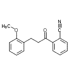 CAS#: 898769-69-2, 2-[3-(2-Methoxyphenyl)propanoyl]benzonitrile