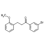 CAS#: 898769-85-2, 1-(3-Bromophenyl)-3-(2-methoxyphenyl)-1-propanone
