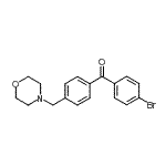 CAS#: 898769-92-1, (4-Bromophenyl)[4-(4-morpholinylmethyl)phenyl]methanone