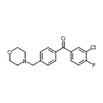 CAS#: 898770-26-8, (3-Chloro-4-fluorophenyl)[4-(4-morpholinylmethyl)phenyl]methanone