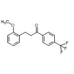 CAS 登录号：898770-33-7， 3-(2-甲氧基苯基)-1-[4-(三氟甲基)苯基]-1-丙酮
