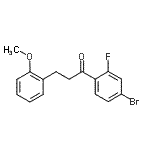 CAS#: 898770-36-0, 1-(4-Bromo-2-fluorophenyl)-3-(2-methoxyphenyl)-1-propanone
