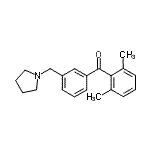 CAS#: 898770-43-9, (2,6-Dimethylphenyl)[3-(1-pyrrolidinylmethyl)phenyl]methanone