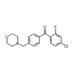 CAS#: 898770-53-1, (4-Chloro-2-fluorophenyl)[4-(4-morpholinylmethyl)phenyl]methanone