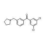 CAS#: 898770-84-8, (3,5-Dichlorophenyl)[3-(1-pyrrolidinylmethyl)phenyl]methanone