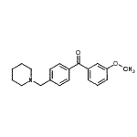 CAS#: 898771-01-2, (3-Methoxyphenyl)[4-(1-piperidinylmethyl)phenyl]methanone
