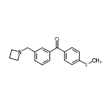 CAS#: 898771-55-6, [3-(1-Azetidinylmethyl)phenyl][4-(methylsulfanyl)phenyl]methanone
