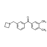 CAS#: 898771-77-2, [3-(1-Azetidinylmethyl)phenyl](3,4-dimethylphenyl)methanone