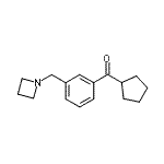 CAS#: 898772-39-9, [3-(1-Azetidinylmethyl)phenyl](cyclopentyl)methanone