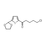 CAS#: 898772-47-9, 5-Chloro-1-[5-(1,3-dioxolan-2-yl)-2-thienyl]-1-pentanone