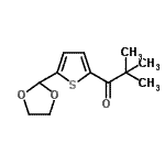 CAS#: 898772-82-2, 1-[5-(1,3-Dioxolan-2-yl)-2-thienyl]-2,2-dimethyl-1-propanone
