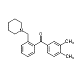 CAS#: 898773-33-6, (3,4-Dimethylphenyl)[2-(1-piperidinylmethyl)phenyl]methanone