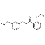 CAS#: 898774-60-2, 3-(3-Methoxyphenyl)-1-[2-(methylsulfanyl)phenyl]-1-propanone