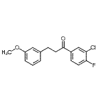 CAS#: 898774-90-8, 1-(3-Chloro-4-fluorophenyl)-3-(3-methoxyphenyl)-1-propanone