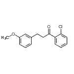 CAS 登录号：898774-92-0， 1-(2-氯苯基)-3-(3-甲氧基苯基)-1-丙酮
