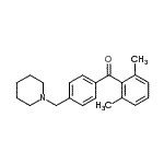 CAS#: 898775-08-1, (2,6-Dimethylphenyl)[4-(1-piperidinylmethyl)phenyl]methanone