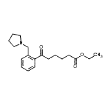 CAS 登录号：898775-33-2， 乙基6-氧代-6-[2-(1-吡咯烷基甲基)苯基]己酸酯