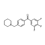 CAS#: 898775-69-4, [4-(1-Piperidinylmethyl)phenyl](3,4,5-trifluorophenyl)methanone
