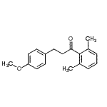 CAS 登录号：898775-86-5， 1-(2,6-二甲基苯基)-3-(4-甲氧基苯基)-1-丙酮