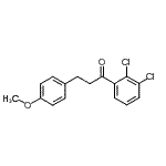 CAS 登录号：898776-22-2， 1-(2,3-二氯苯基)-3-(4-甲氧基苯基)-1-丙酮