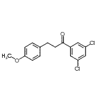 CAS 登录号：898776-34-6， 1-(3,5-二氯苯基)-3-(4-甲氧基苯基)-1-丙酮