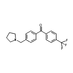CAS#: 898776-69-7, [4-(1-Pyrrolidinylmethyl)phenyl][4-(trifluoromethyl)phenyl]methanone