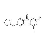 CAS#: 898776-93-7, (3,5-Difluorophenyl)[4-(1-pyrrolidinylmethyl)phenyl]methanone