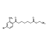 CAS#: 898776-98-2, Ethyl 7-(4-bromo-2-methylphenyl)-7-oxoheptanoate