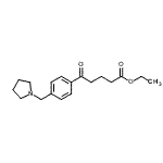 CAS#: 898777-10-1, Ethyl 5-oxo-5-[4-(1-pyrrolidinylmethyl)phenyl]pentanoate