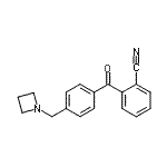 CAS 登录号：898777-43-0， 2-[4-(1-氮杂环丁基甲基)苯甲酰基]苯甲腈