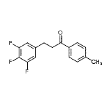 CAS#: 898777-62-3, 1-(4-Methylphenyl)-3-(3,4,5-trifluorophenyl)-1-propanone