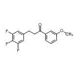CAS#: 898777-66-7, 1-(3-Methoxyphenyl)-3-(3,4,5-trifluorophenyl)-1-propanone