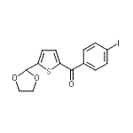 CAS#: 898778-16-0, [5-(1,3-Dioxolan-2-yl)-2-thienyl](4-iodophenyl)methanone