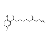 CAS 登录号：898778-17-1， 乙基7-(2,5-二氯苯基)-7-氧代庚酸酯