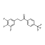 CAS#: 898778-36-4, 1-[4-(Trifluoromethyl)phenyl]-3-(3,4,5-trifluorophenyl)-1-propanone