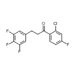 CAS 登录号：898778-42-2， 1-(2-氯-4-氟苯基)-3-(3,4,5-三氟苯基)-1-丙酮