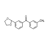CAS 登录号：898778-83-1， [3-(1,3-二氧戊环-2-基)苯基](3-甲基苯基)甲酮