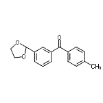 CAS#: 898778-85-3, [3-(1,3-Dioxolan-2-yl)phenyl](4-methylphenyl)methanone